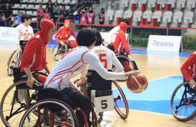 پیروزی تیم بسکتبال با ویلچر مردان و زنان ایران