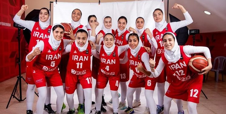 بسکتبال نوجوانان آسیا| برتری دختران ایران مقابل اردن