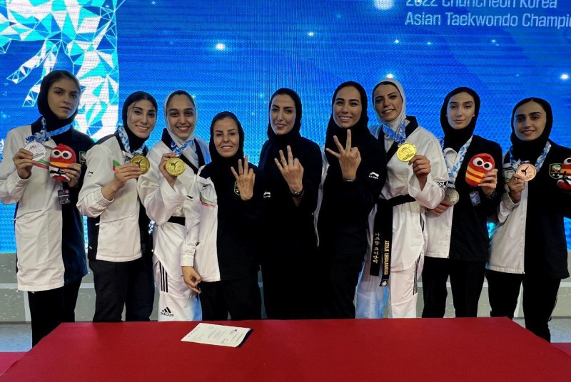 زنان تکواندوی ایران در آستانه قهرمانی تاریخی