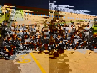 تیم یاری با هواپیمای اختصاصی به عراق برگشت