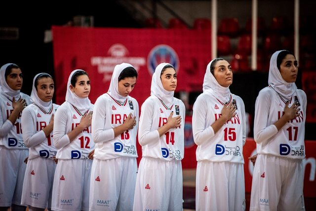 پنجمی دختران بسکتبال ایران در دسته دوم آسیا