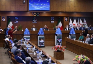 برگزاری مراسم رونمایی از تندیس پنج تن از مدالآوران المپیک