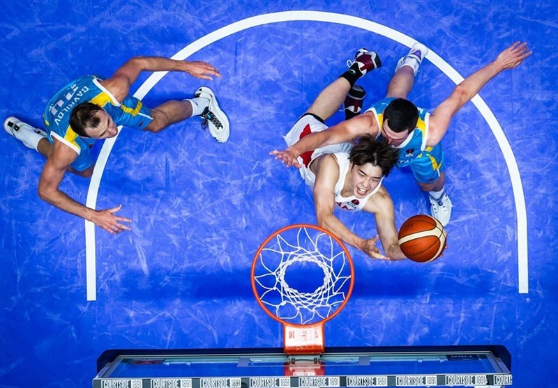 بسکتبال کاپ آسیا| قزاقستان مقابل ژاپن، 100 تایی شد