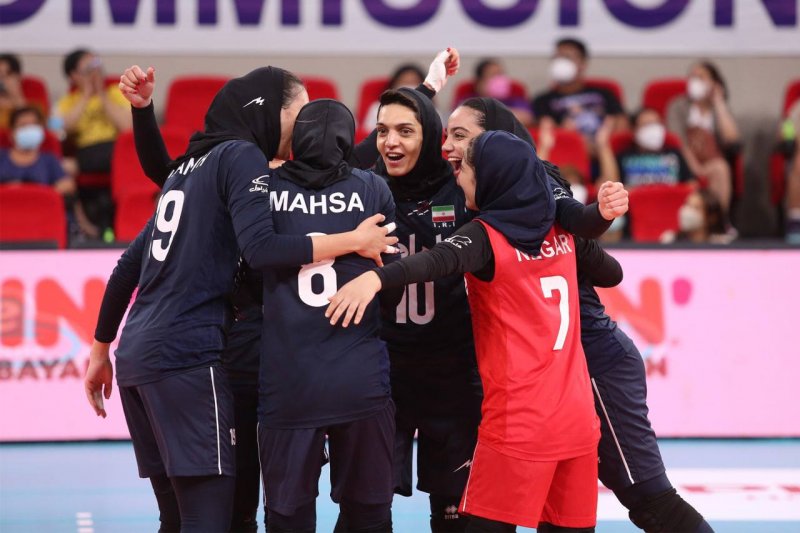 صعود 29 پله‌ای دختران والیبال ایران در جهان