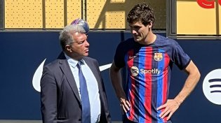 معارفه رسمی آلونسو و بیرین در بارسلونا (عکس)