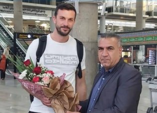 ستاره تیم ملی والیبال اسلوونی در ایران (عکس)