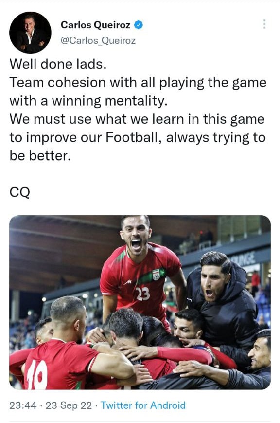 نخستین واکنش کی‌روش پس از شکست اروگوئه +عکس