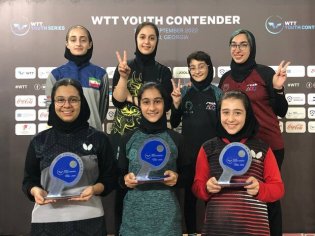 پینگ‌پنگ‌بازان ایران سه مدال برنز کسب کردند