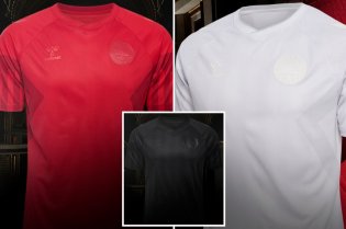 رونمایی از پیراهن عجیب تیم ملی دانمارک (تصویر)