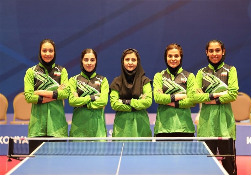 شکست تنیس روی میز بانوان ایران در گام نخست