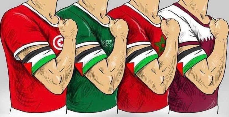 بازوبند مشترک چهار تیم عربی در جام جهانی (عکس)