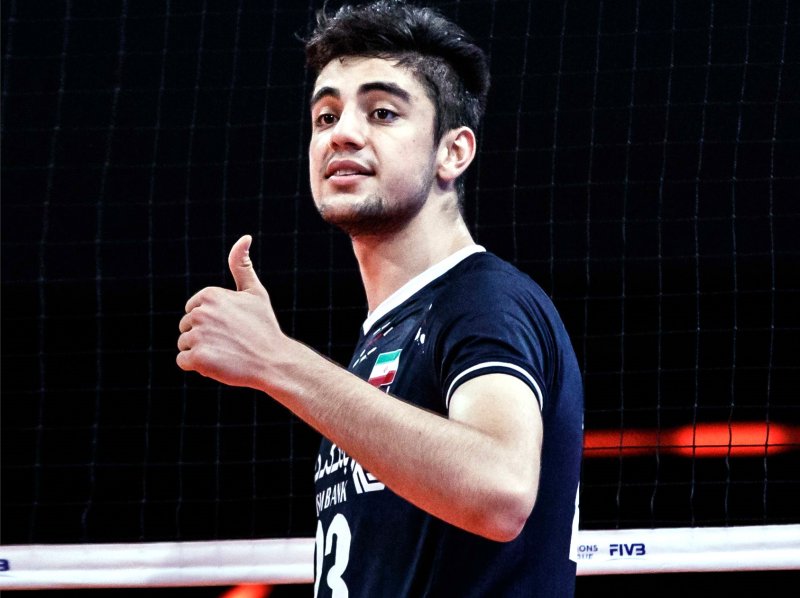 ستاره ایرانی تقریبا یک ست برای تیمش گرفت 