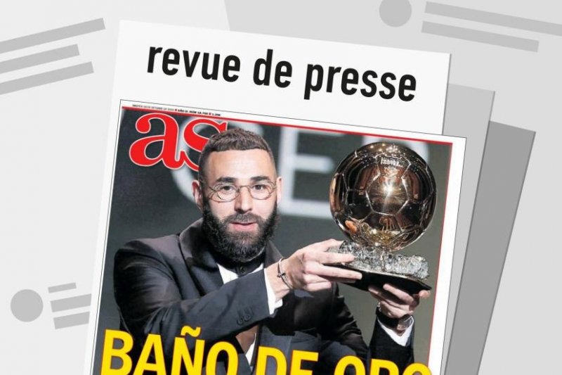 توپ طلا در روزنامه‌ها: بنزما، پادشاه جدید فوتبال (عکس)