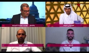 پاسخ یک ایرانی به خبرنگار آمریکایی در تلویزیون قطر