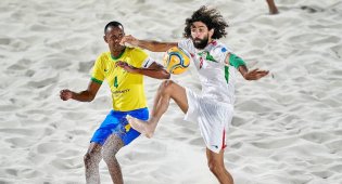 ایران 2 برزیل 1 تاج گذاری روی شن های سفید ساحل بادبادک