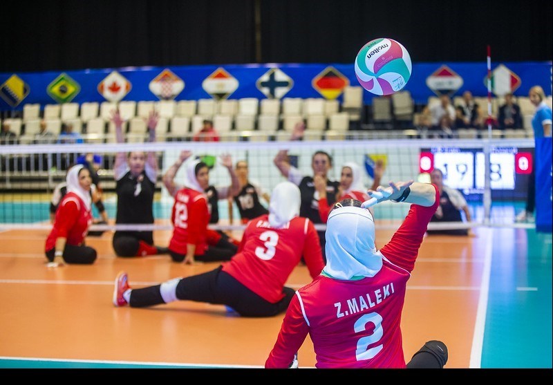 تیم بانوان والیبال نشسته ایران از سد فنلاند گذشت