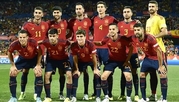 ۱۱ بازیکن اسپانیا در مقابل آلمان