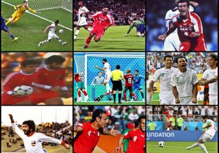 گزارش، گلزنان ایران در جام جهانی