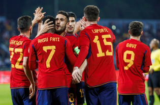 اسپانیا با شکست اردن آماده جام جهانی شد (عکس)