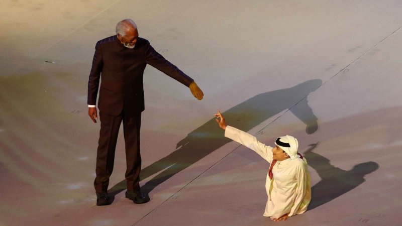 مورگان فریمن ستاره اصلی افتتاحیه قطر 2022