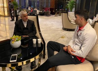 سجادی، تماشاگر دیدار ایران و آمریکا/ سومین سفر وزیر ورزش به کشور قطر
