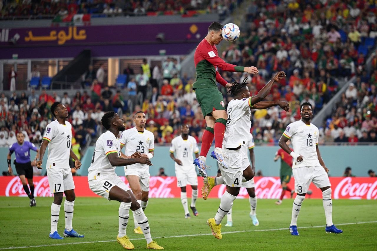 پرتغال ۳ - غنا ۲، بهترین بازی جام با عصبانیت رونالدو! + ویدیو