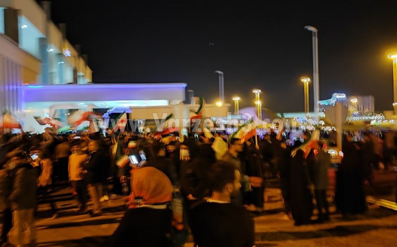 استقبال از ملیپوشان در لحظه ورود(عکس)