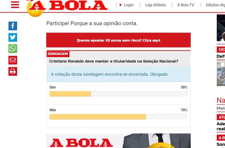 عکس | پرتغالی‌ها از رونالدو خسته شدند؛ او باید نیمکت‌نشین شود!