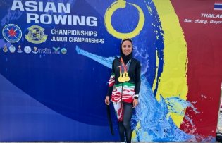 انتقاد دختر قایقران از عدم حمایت مسئولان ورزش کشور