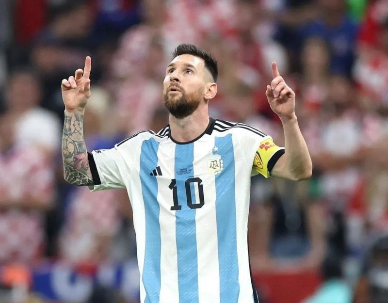 مسی برترین گلزن آرژانتین در تاریخ جام جهانی 