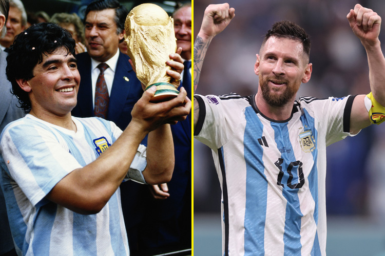 مسی و مارادونا - یک بازی تا پاسخ به مهم‌ترین سوال تاریخ