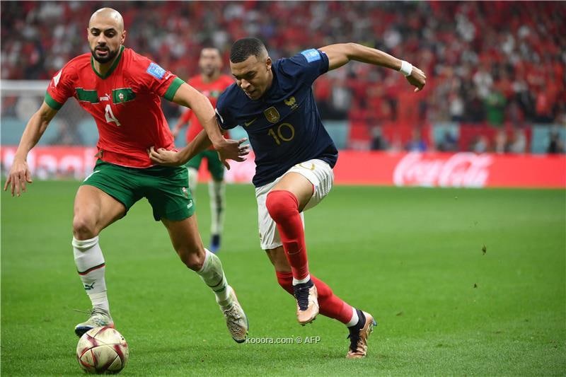 رکورد ویژه ستاره کم‌فروغ مراکش مقابل فرانسه