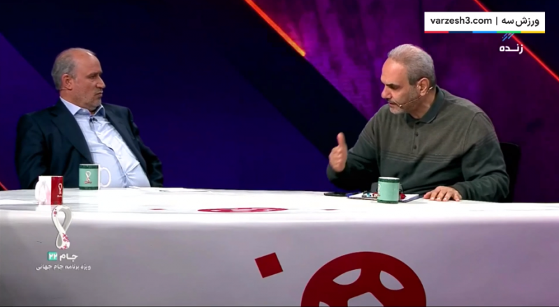 گزارشی از یک شب بی‌سابقه در تلویزیون با حضور مهدی تاج!