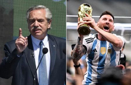 رییس جمهور آرژانتین به عکس با تیم قهرمان نرسید!