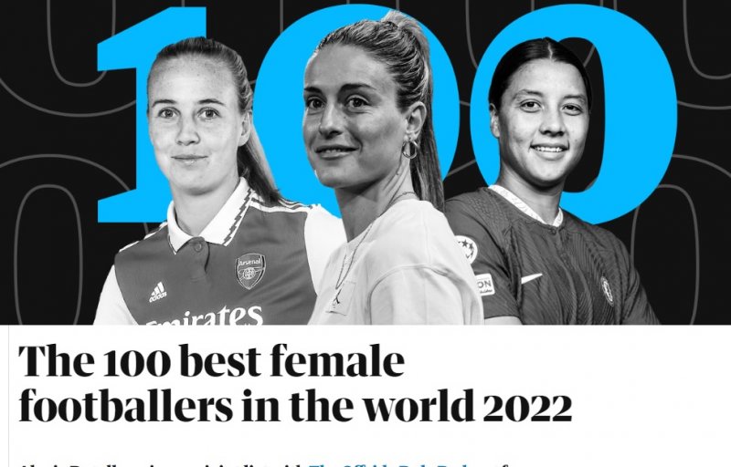 تاجگذاری دوباره پوتیاس / 100 فوتبالیست زن برتر سال 2022 به انتخاب گاردین 3