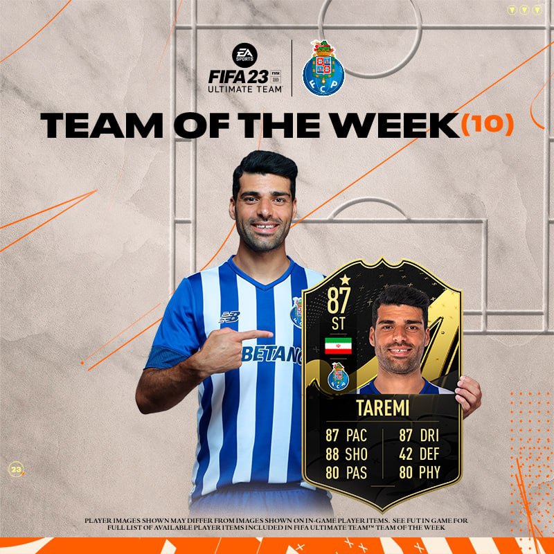 طارمی در ترکیب منتخب هفته FIFA 23 (عکس) 2