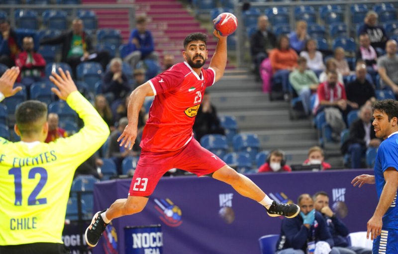 برد بزرگ هندبال ایران برابر شیلی در ثانیه‌های آخر