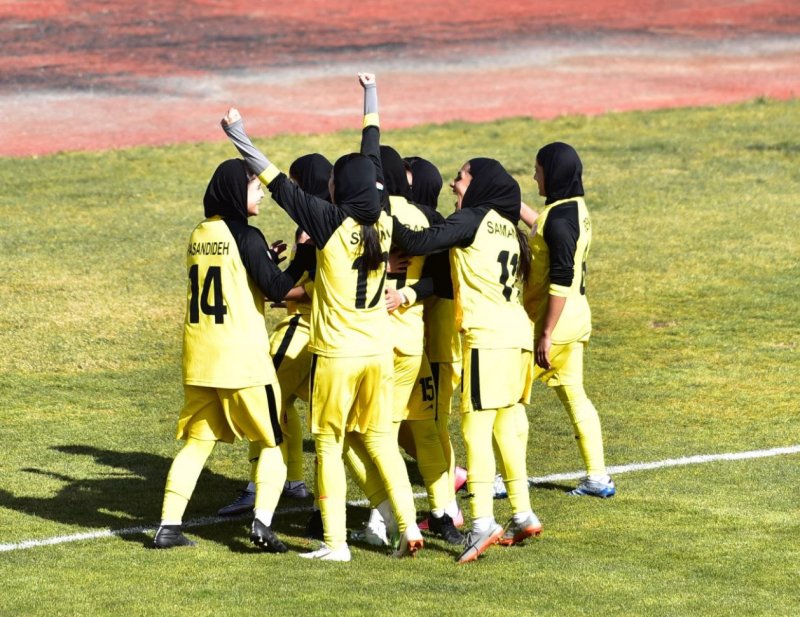 گل لوئیز سوارزی در لیگ برتر بانوان ایران (تصویر)