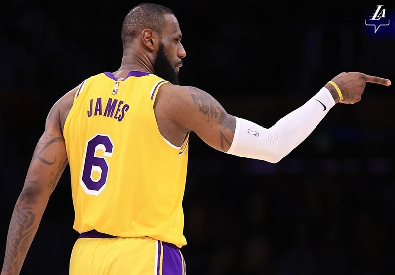 لیگ NBA| پیروزی لیکرز با 48 امتیاز جیمز