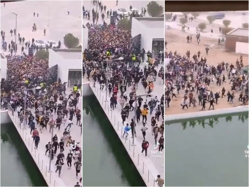 هواداران عراقی درها را شکستند (عکس)