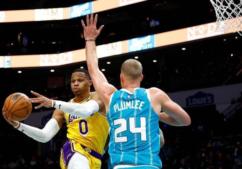 لیگ NBA| پیروزی میلیمتری لیکرز با درخشش وستبروک