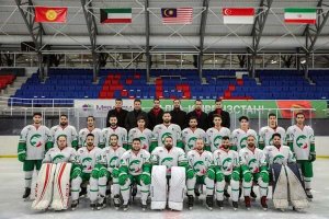 اعضای تیم‌های ملی هاکی روی یخ ایران
