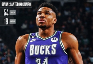 لیگ NBA| پیروزی میلواکی با آمار خیرهکننده یانیس