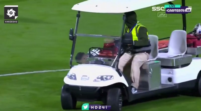 سقوط از برانکارد در لیگ عربستان!