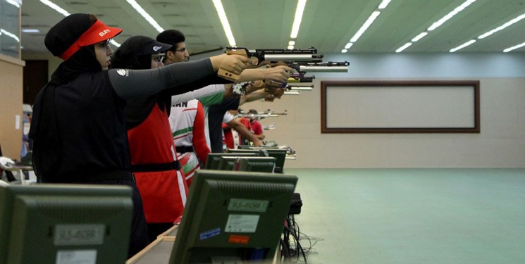 بانوان ملی‌پوش تپانچه در تهران خط شدند