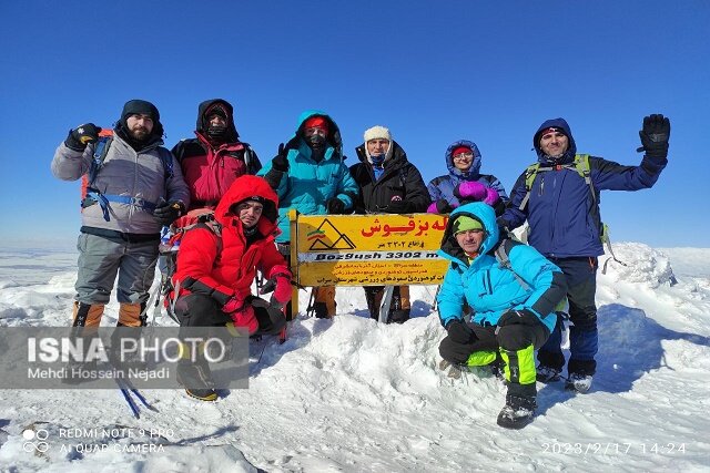 فتح قله بزقوش سراب توسط کوهنوردان آستارایی