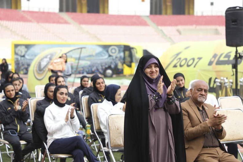 جشن نایب‌ قهرمانی زنان سپاهان در نقش جهان 