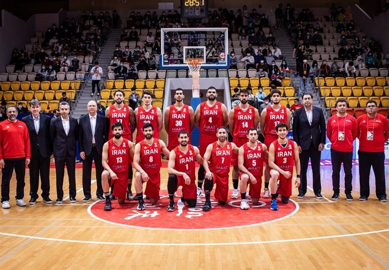  تیم ملی بسکتبال ایران در رده‌بندی جدید فدراسیون جهانی، 2 پله سقوط کرد. 