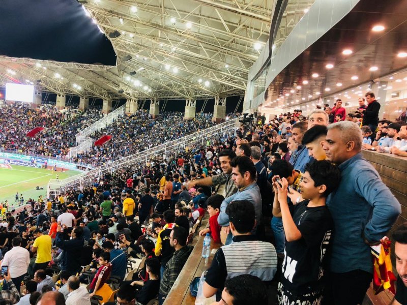 کاربری جایگاه خبرنگاران در اهواز: VIP هواداران!