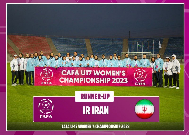 فینالیست فوتبالیست های زن ایرانی در کفا